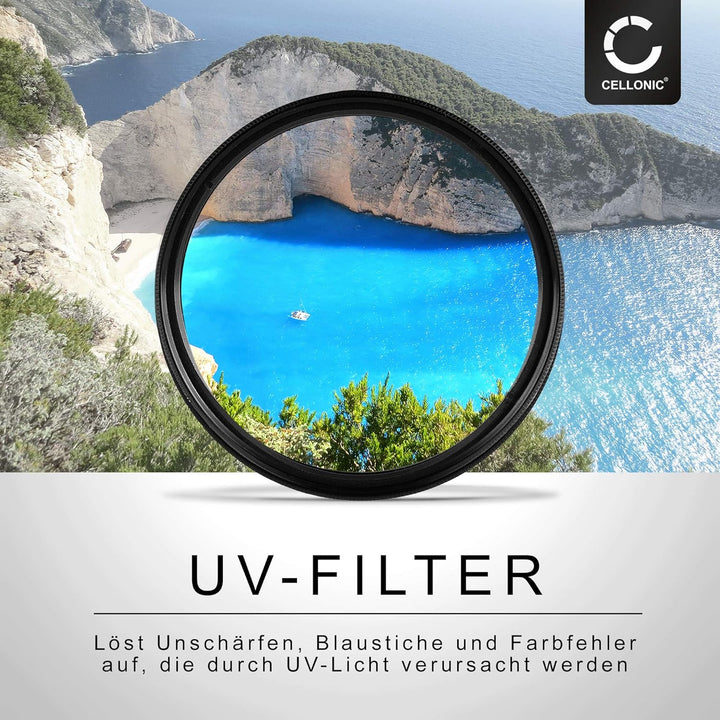 CELLONIC Ø 52mm UV Filter kompatibel mit Sigma 30mm F1,4 DC DN Contemporary - Schutzfilter