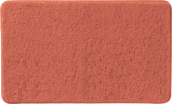 Erwin Müller Badematte, Badteppich, Badvorleger Rhodos Uni rutschhemmend Terra Grösse 80x150 cm - ul