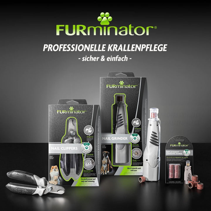 FURminator Krallenschleifer für Hunde und Katzen | Schnurloser Nagelschleifer | mit LED-Licht | mit