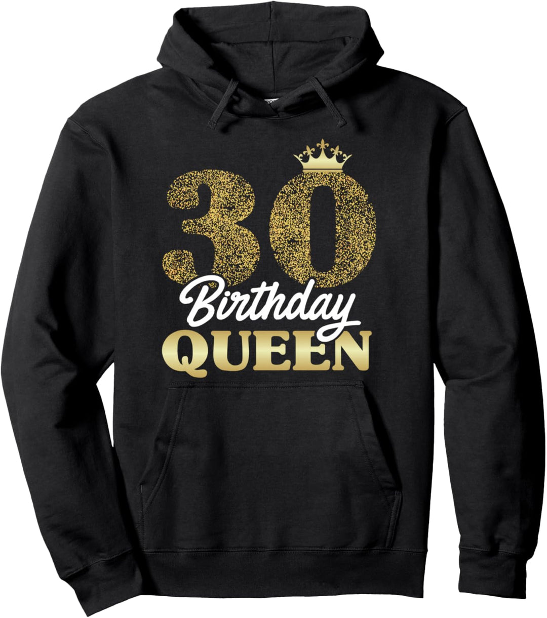 30. Geburtstag Geschenk Jahrgang 1993 Birthday Queen Krone Pullover Hoodie