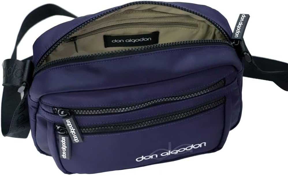 DON ALGODON Damen Zeno Umhängetaschen, 25 x 9 x 17 cm Marineblau, Marineblau