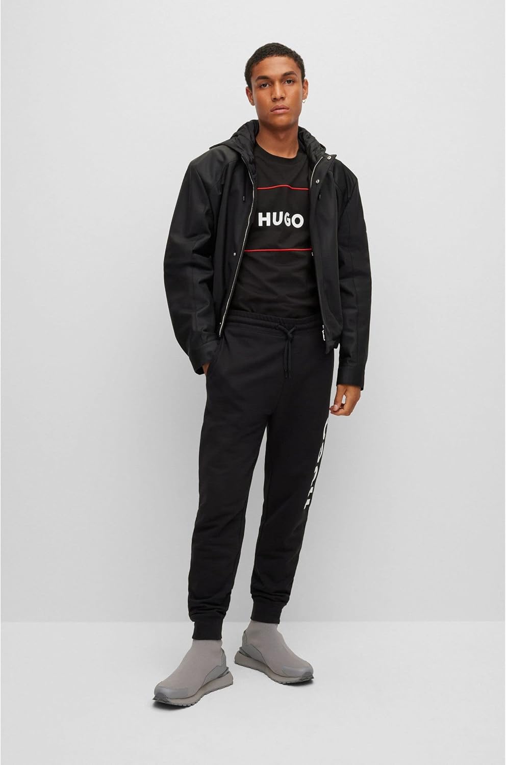 HUGO Herren Dumex T-Shirt, Black1