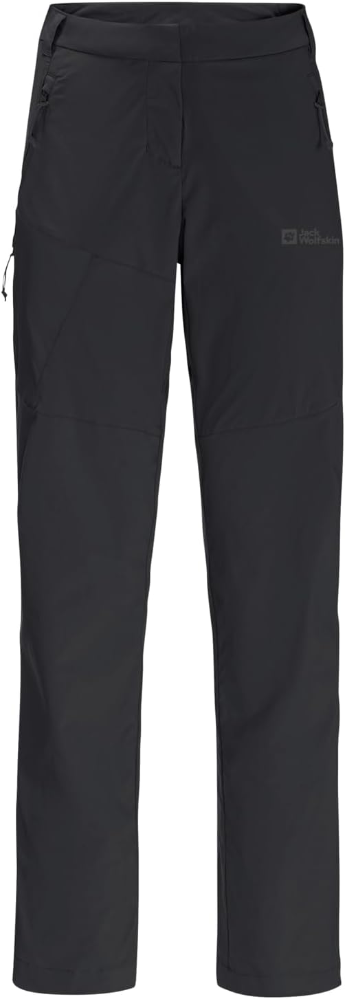 Jack Wolfskin Damen Glastal Pants W Wanderhose 38 Schwarz, 38 Schwarz