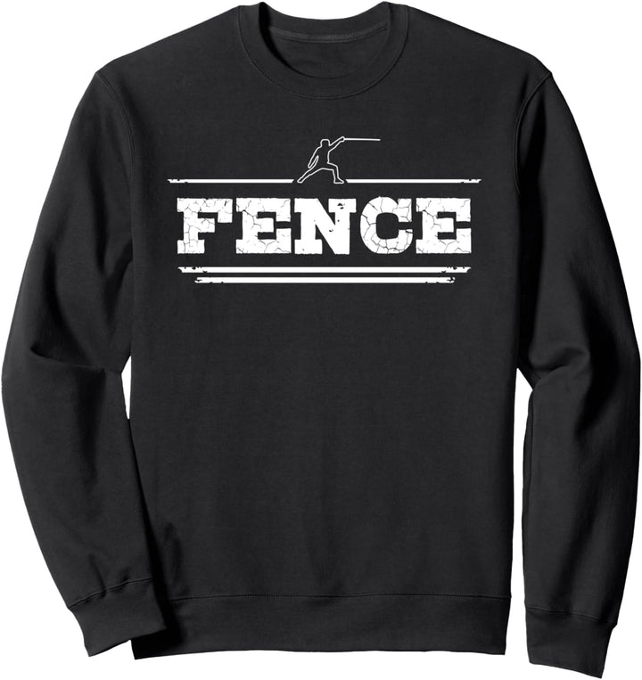 Distressed Look Fechten Geschenk für Fechter Sweatshirt