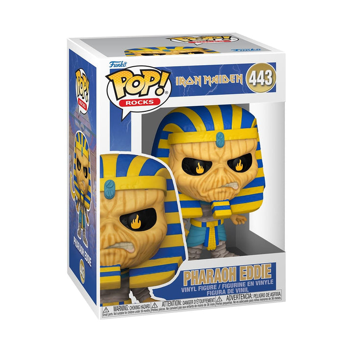 Funko Pop! Rocks: Iron Maiden - Pharaoh Eddie - Pharoah - Vinyl-Sammelfigur - Geschenkidee - Offizie
