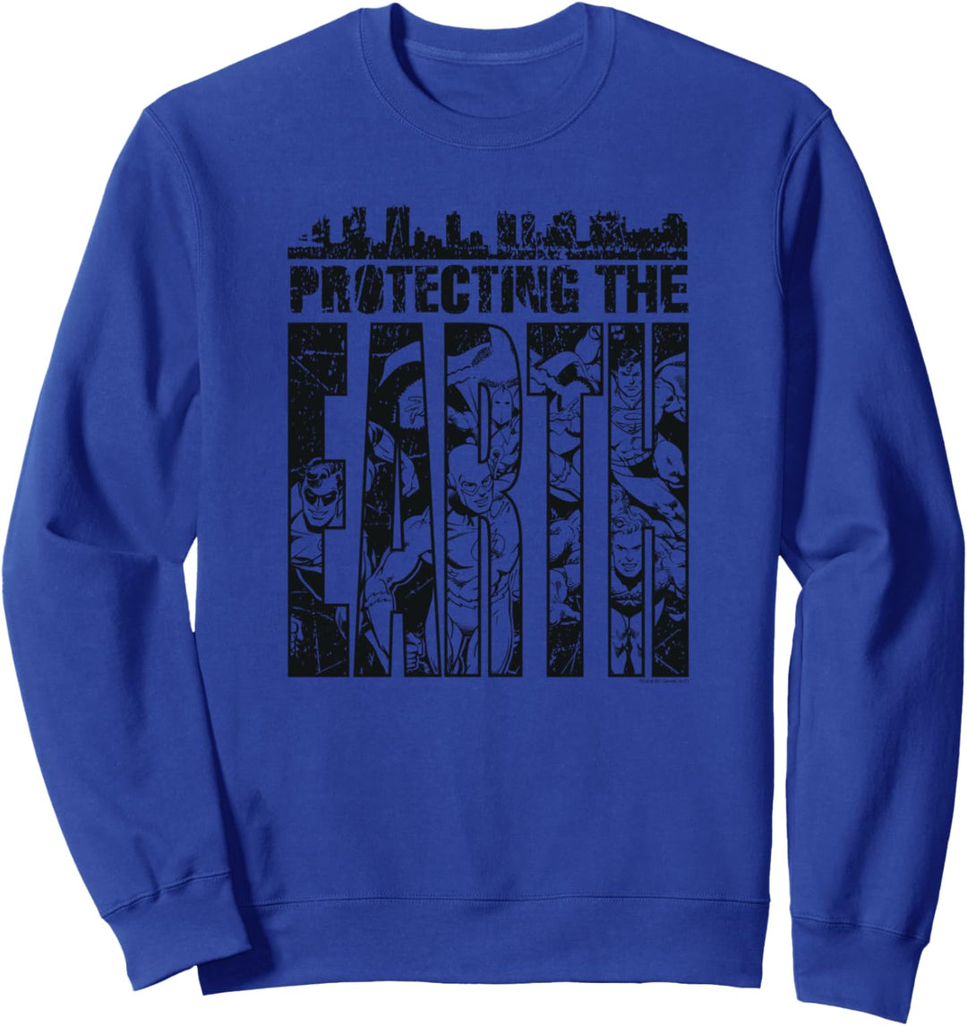 Justice League Protecting The Earth Sweatshirt