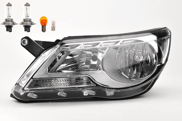 Johns, Scheinwerfer passend für VW Tiguan 5N 09/07-05/11 links + Leuchtmittel
