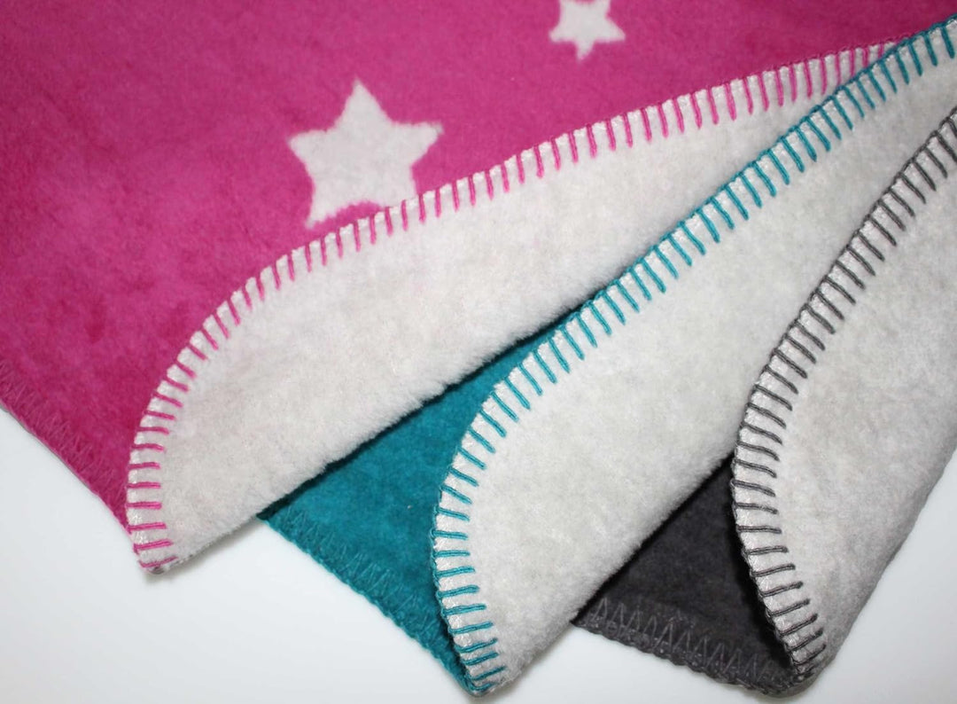 Moon Luxus Kuscheldecke Wolldecke Einhorn 150x200-anthrazit, Anthrazit