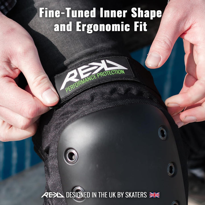 Rekd Energy Ramp Knee Pads Knieschoner, schwarz (schwarz), XL