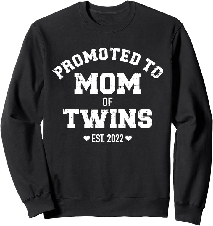 Befördert zur Zwillingsmama 2022 Mutter von Zwillingen Sweatshirt