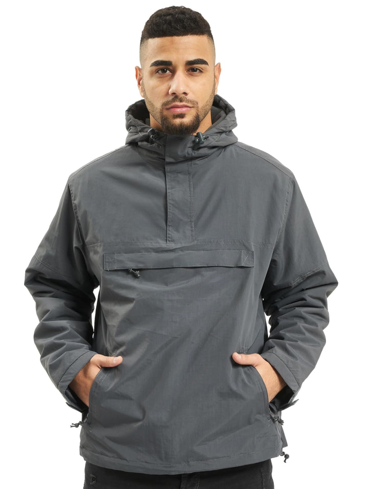 Brandit Herren Windbreaker Jacke S Grau (Anthrazit 5), S Grau (Anthrazit 5)