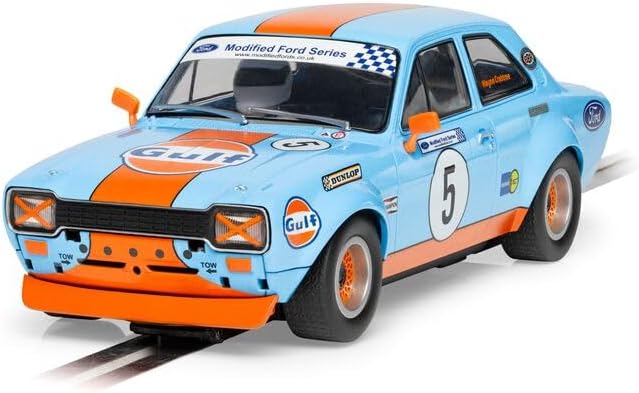 Scalextric Cars – Ford Escort MK1 C4530 – Fords 2023 modifiziert von Wayne Crabtree – Miniaturauto f