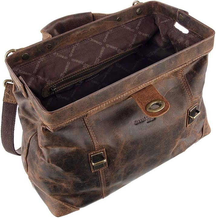 Greenland Nature Arztkoffer Doktorkoffer Arzttasche Doktortasche Hebammentasche Doc Case Koffer Natu