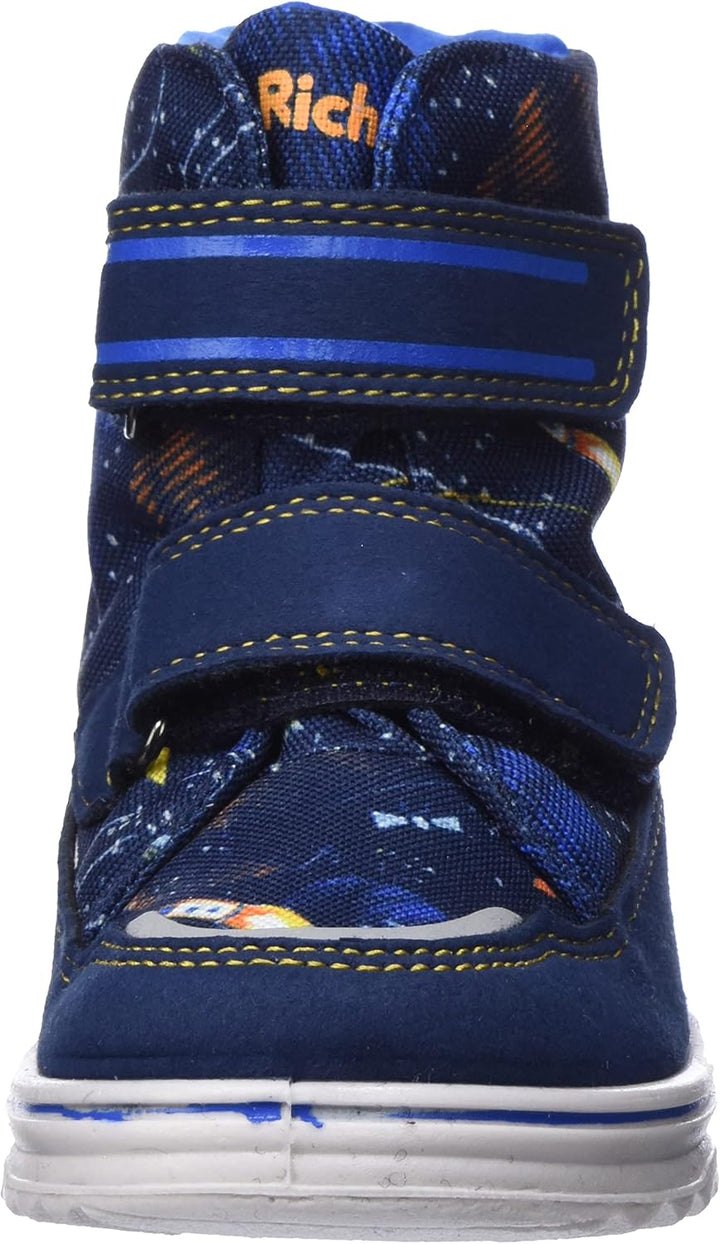 Richter Jungen Snow Schneestiefel 23 EU Nautical Prin Space, 23 EU Nautical Prin Space