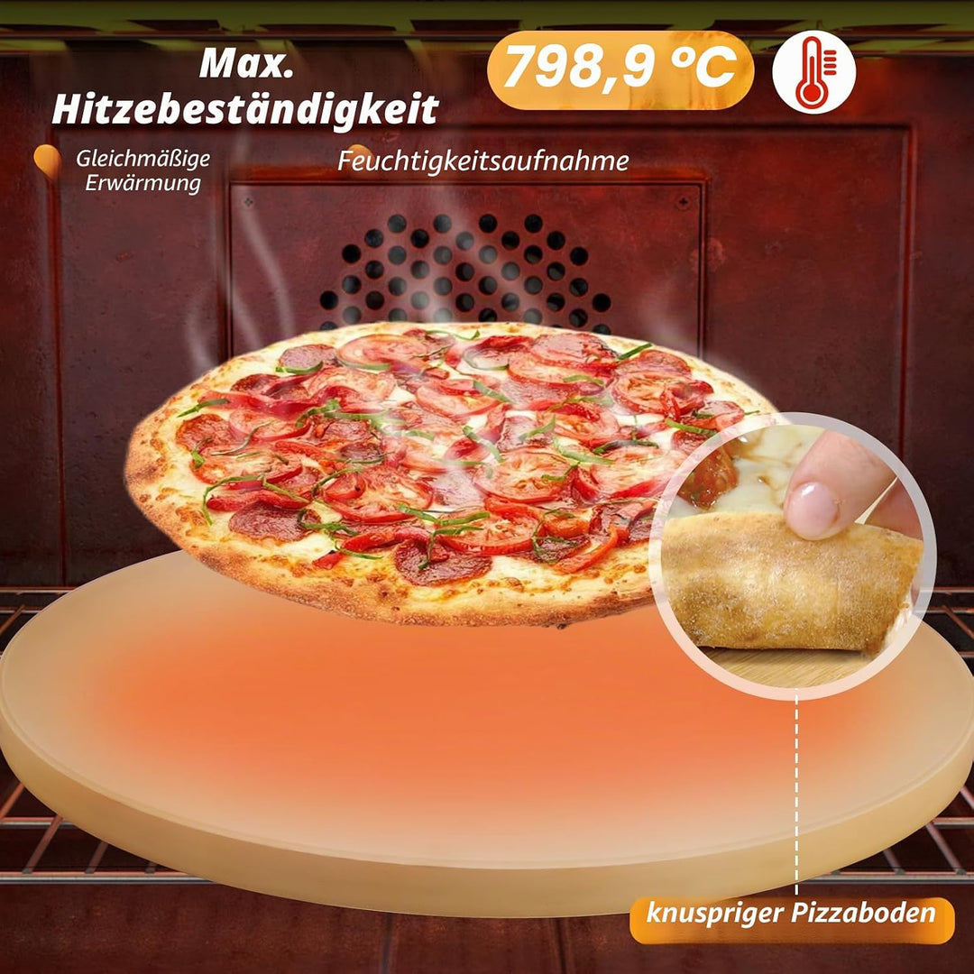 Pizzastein Round 5er Set 15" Round, 15" Round