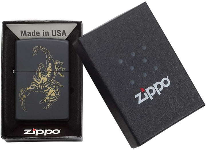Zippo PL 218 Scorpion Laser Engrave Feuerzeug, Messing, Design, 5,83,81,2