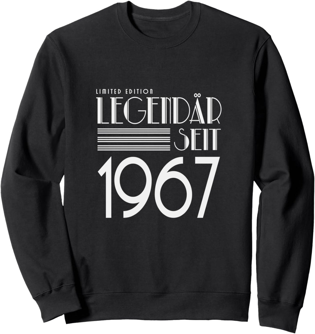55. Geburtstag Klassiker Retro Edition Legendär Seit 1967 Sweatshirt