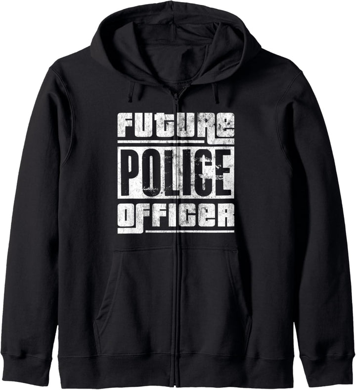 Zukünftiger Polizeibeamter Polizist Lustiges Police Officer Kapuzenjacke
