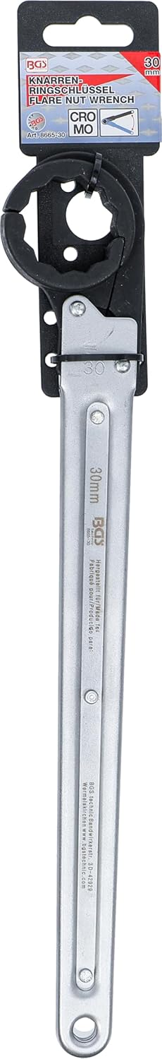 BGS 8665-30 | Leitungs-Ratschenschlüssel | 30 mm Schlüsselweite: 30 mm, Schlüsselweite: 30 mm