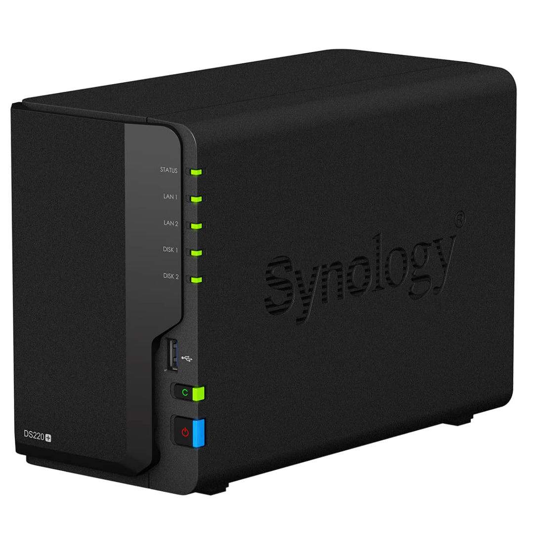 Synology DS220+ 2-Bay 6TB Bundle mit 2X 3TB IronWolf ST3000VN007
