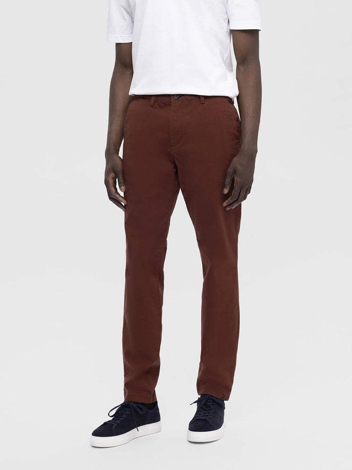 Selected Homme Herren Hose 29W / 32L Cherry Mahogany, 29W / 32L Cherry Mahogany