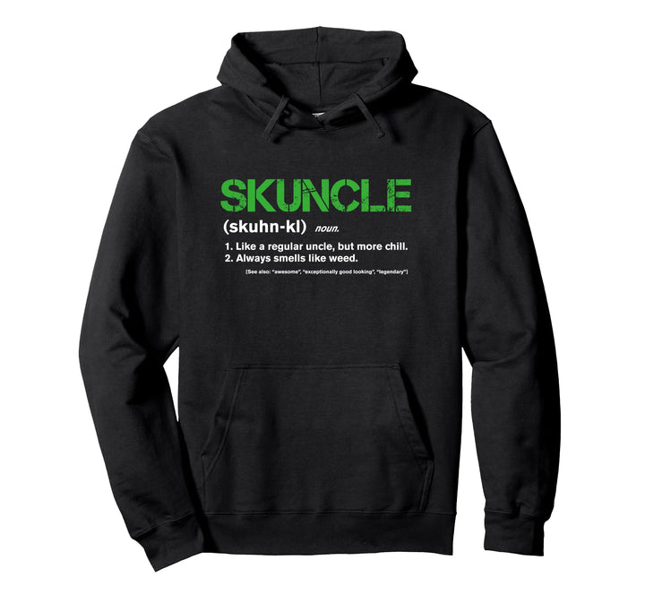 Cool Uncle Geschenk - Skuncle Definition Lustiges Marihuana Pullover Hoodie