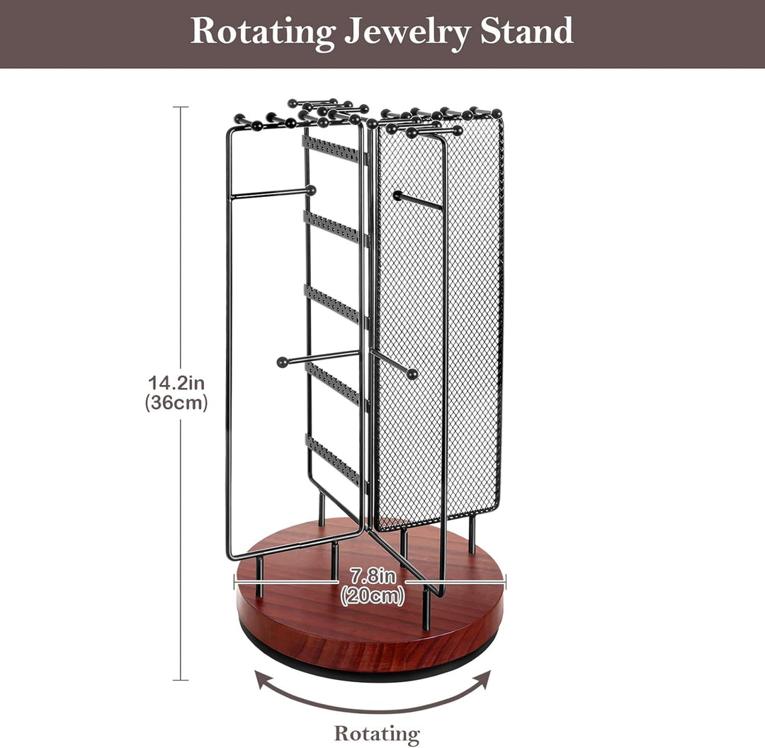 ProCase Schmuckständer Drehbarer Schmuckhalter Schmuckbaum Schmuckstander Jewelry Stand für Ohrring