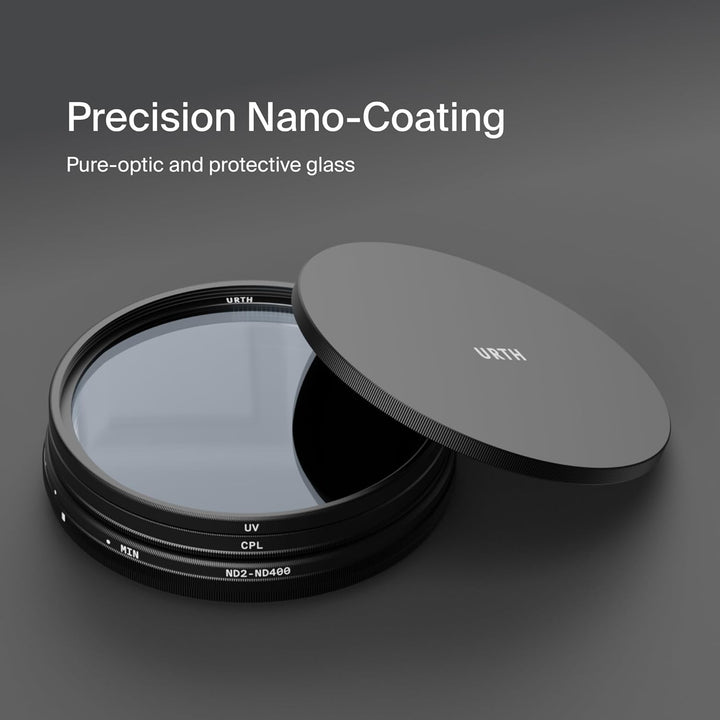 Urth 55 mm UV, Polfilter (CPL), ND2-400 Filter Kit 55mm, 55mm