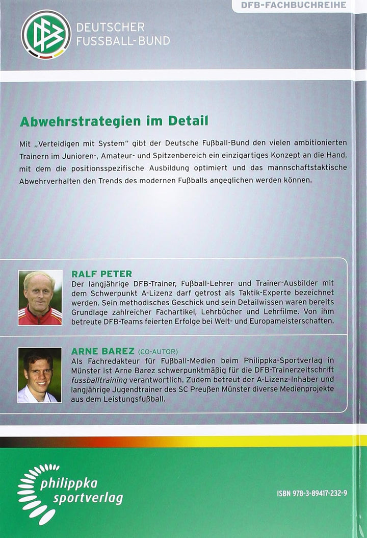 Verteidigen mit System: Von der Spielanalyse bis zur Trainingsform (DFB-Fachbuchreihe), Gebundenes B