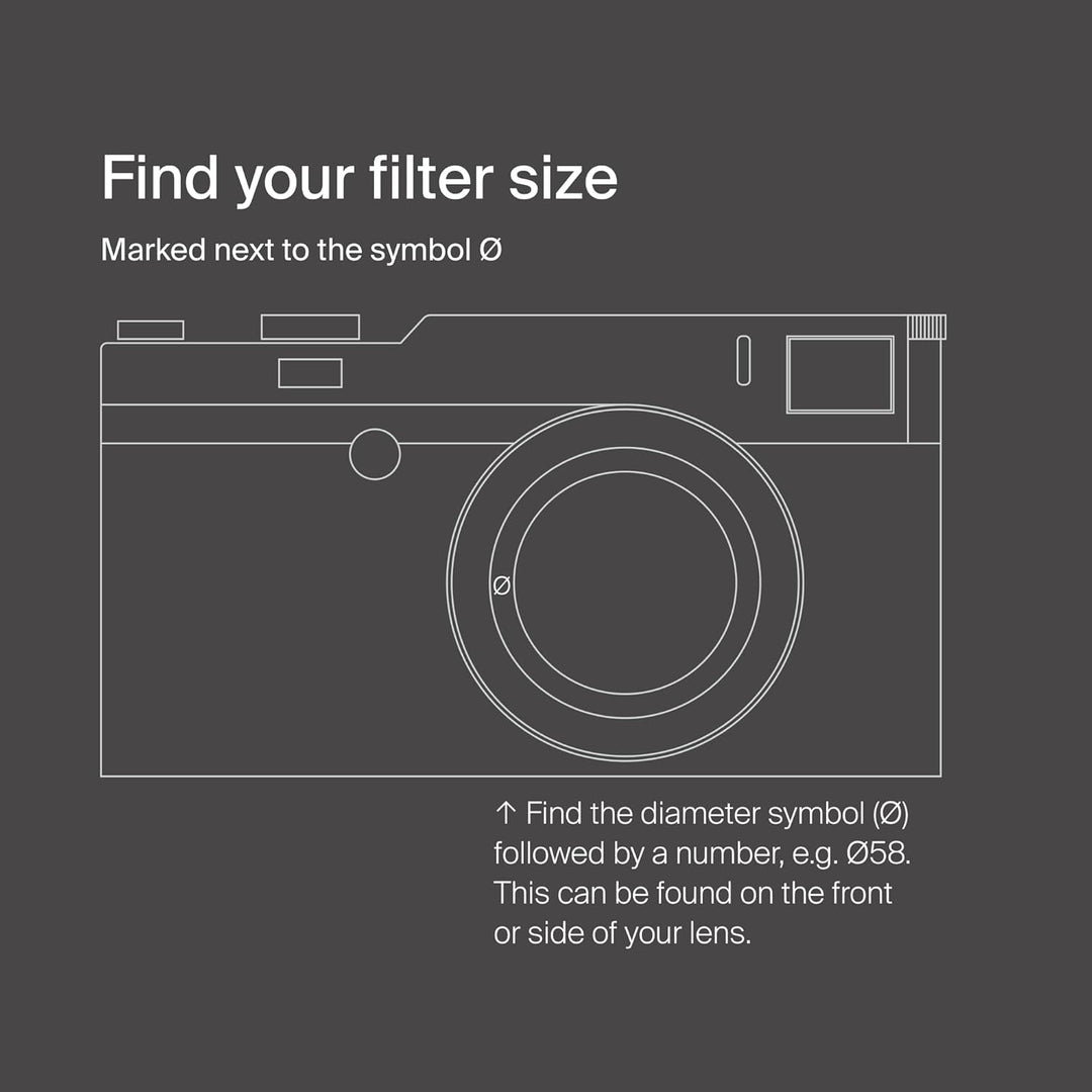 Urth 43 mm Variabler Graufilter ND64-1000 (6-10 Stop) ND Filter (Plus) — Neutraldichte, 20-lagig nan