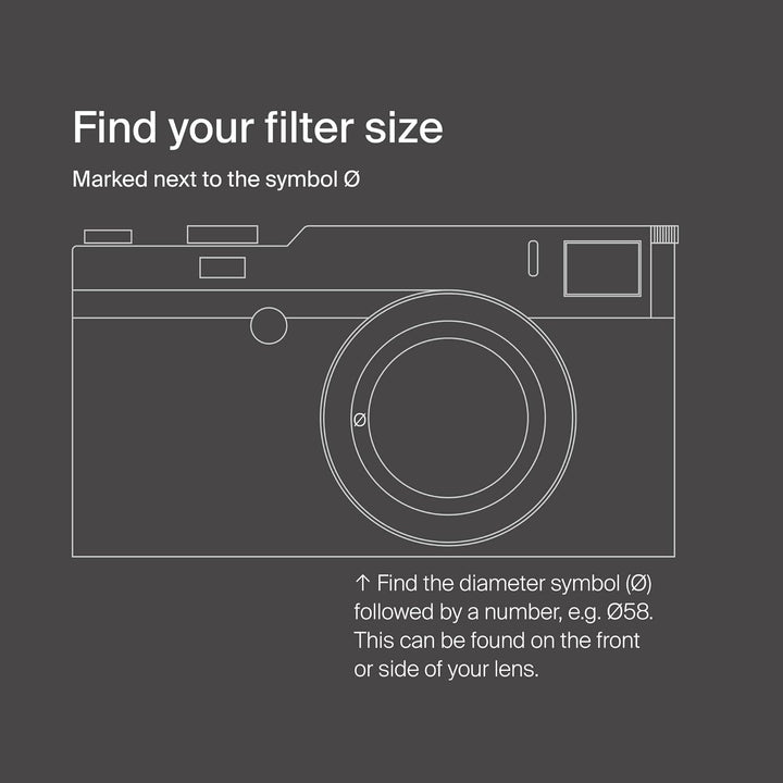 Urth 62 mm ND8, ND64, ND1000 ND Filter Kit (Plus+) 62mm, 62mm