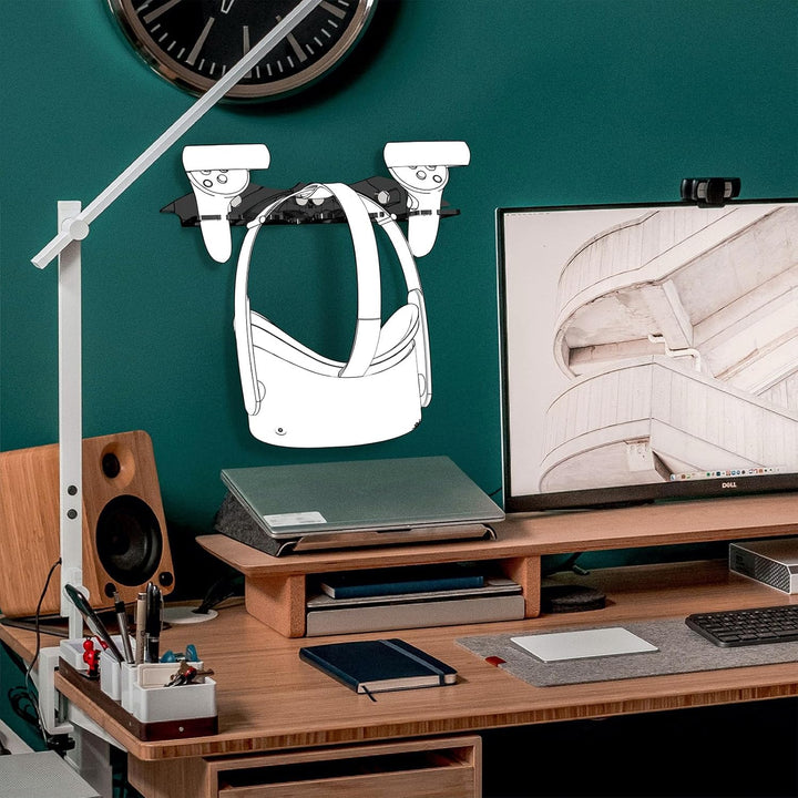 Geekria VR-Wandhalter kompatibel mit Meta Quest 3/3 Pro/2, Valve Index, HTC Vive, PlayStation VR – Z