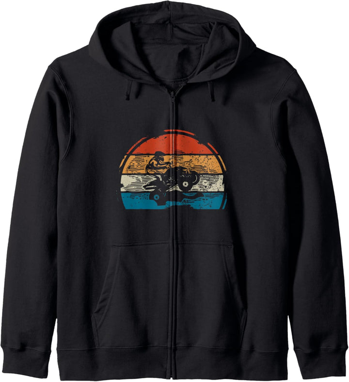 Quadfahrer Motiv, Quad-Bike ATV 4x4 Design, Herren Kapuzenjacke
