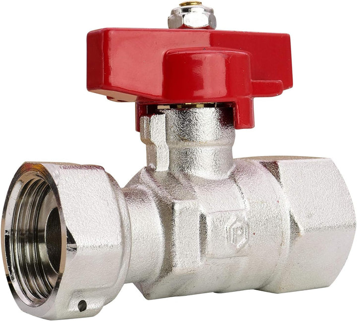 Zähler Plattform Einbausatz Wärmemengenzähler 3/4" Direktmessung Kugelhähne, Passstück