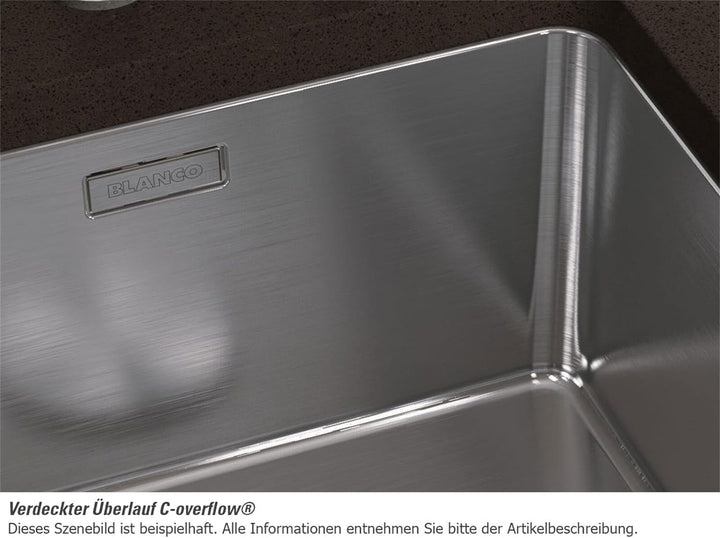 BLANCO ANDANO 340/180-IF | Edelstahl | Einbauart: Einbau von Oben & Flächenbündig | Grosses Hauptbec