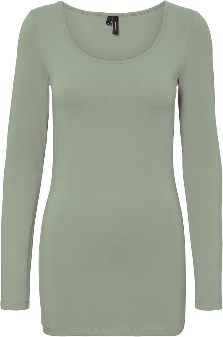 VERO MODA Female Top VMMAXI T-Shirt M Grün (1x Desert Sage/ 1x Balsam Green), M Grün (1x Desert Sage