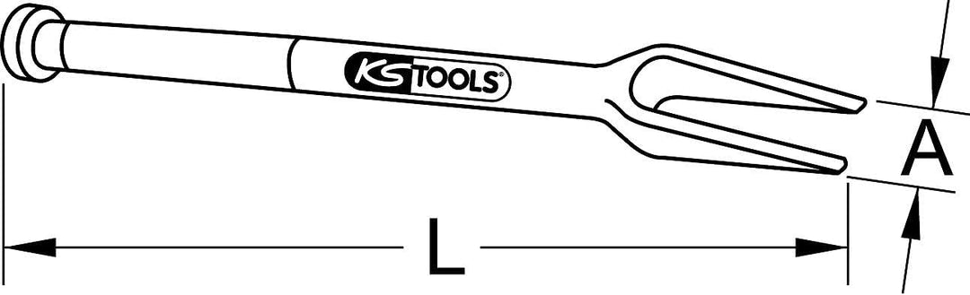KS Tools 670.0093 Trenn- und Montagegabel, 31mm 31 mm, 31 mm