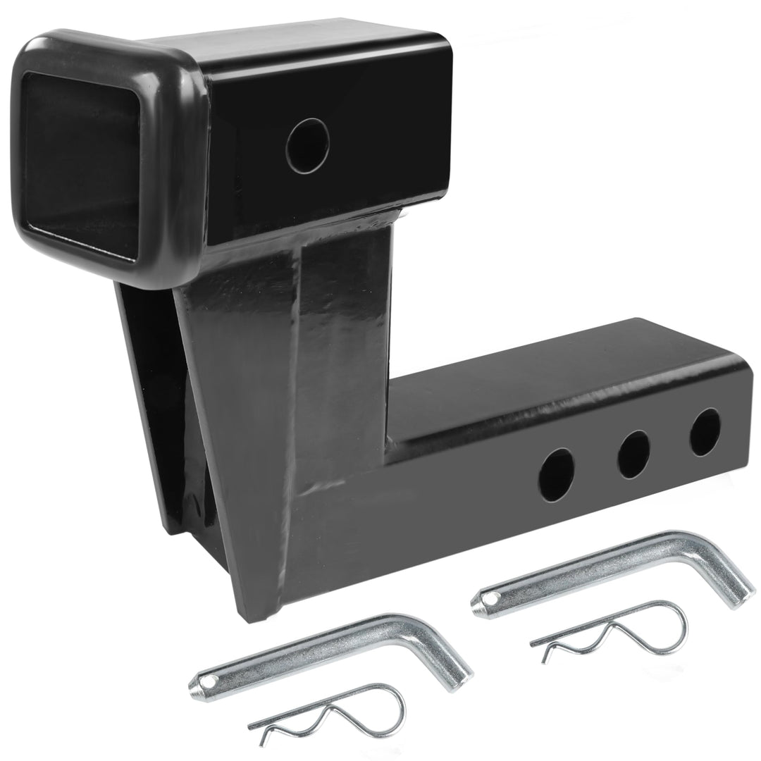 MaxxHaul 50909 Anhängerkupplungserhöhung für 5,1 cm Empfänger mit 15,2 cm Rise & Drop mit massivem S