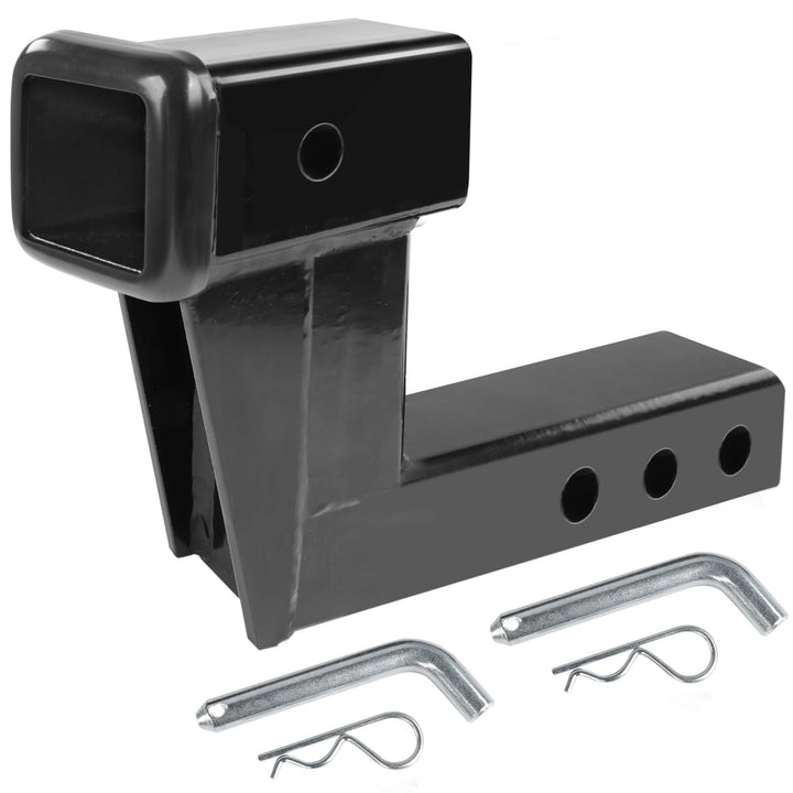 MaxxHaul 50909 Anhängerkupplungserhöhung für 5,1 cm Empfänger mit 15,2 cm Rise & Drop mit massivem S