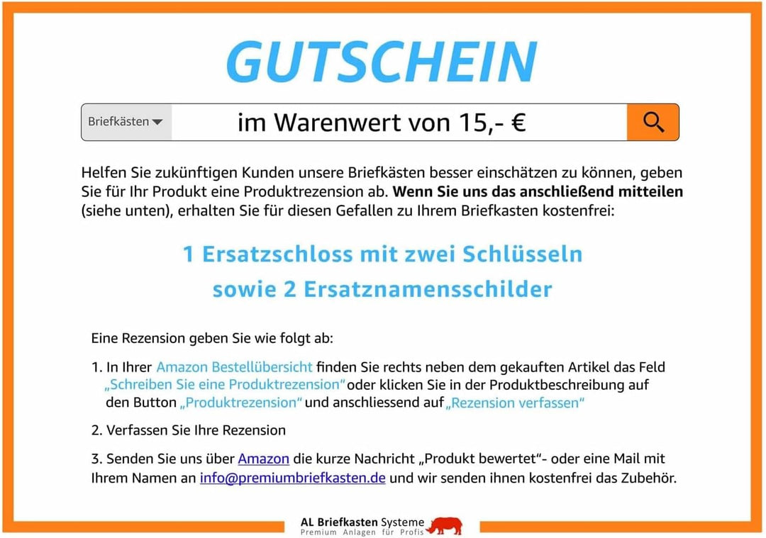 AL Briefkastensysteme Basic 2er Briefkasten RAL 1003 Signal Gelb 2 Fächer DIN A4 wetterfest Briefkas