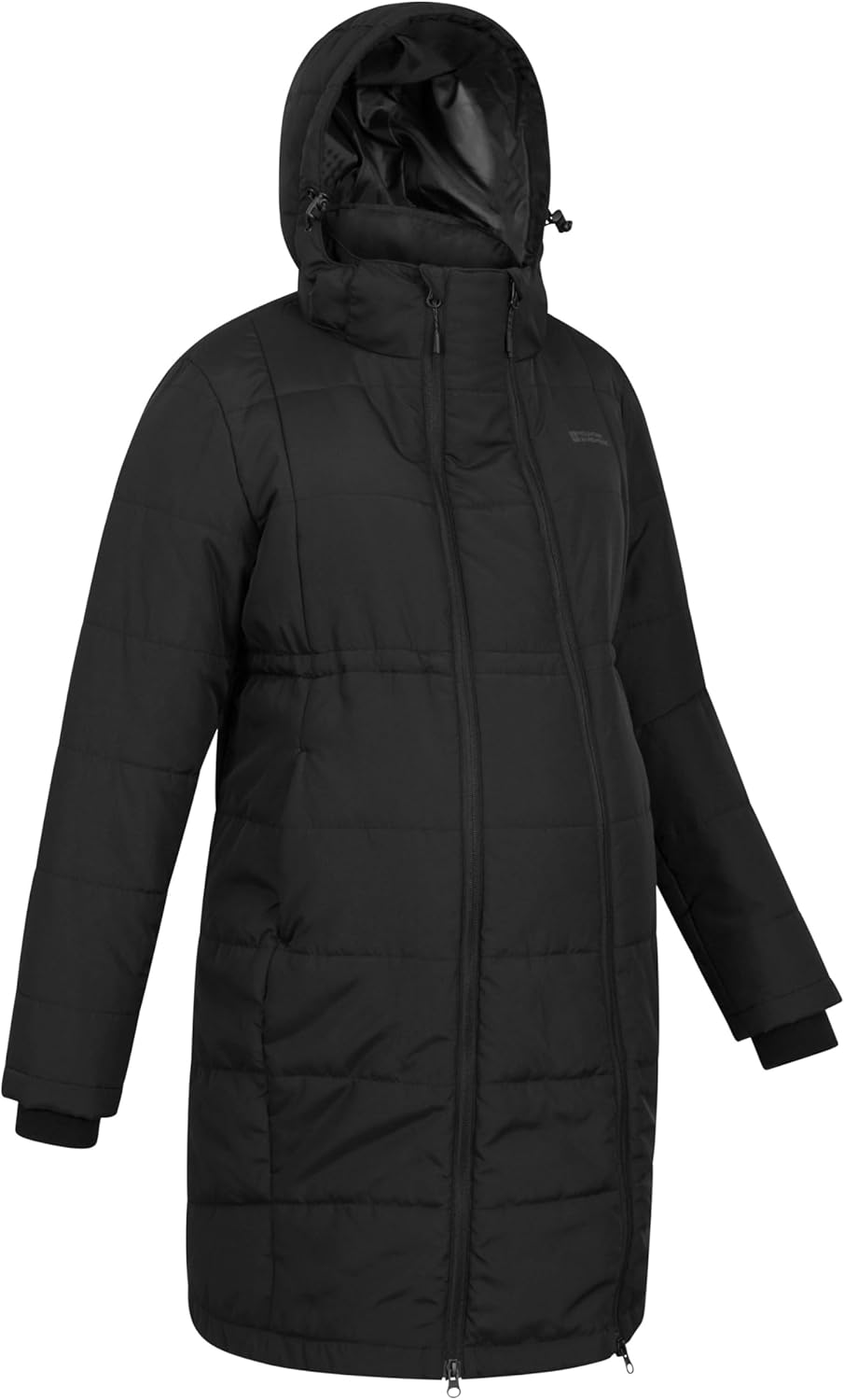 Mountain Warehouse Amethyst Lange Damen Umstands-Steppjacke 36 Schwarz, 36 Schwarz