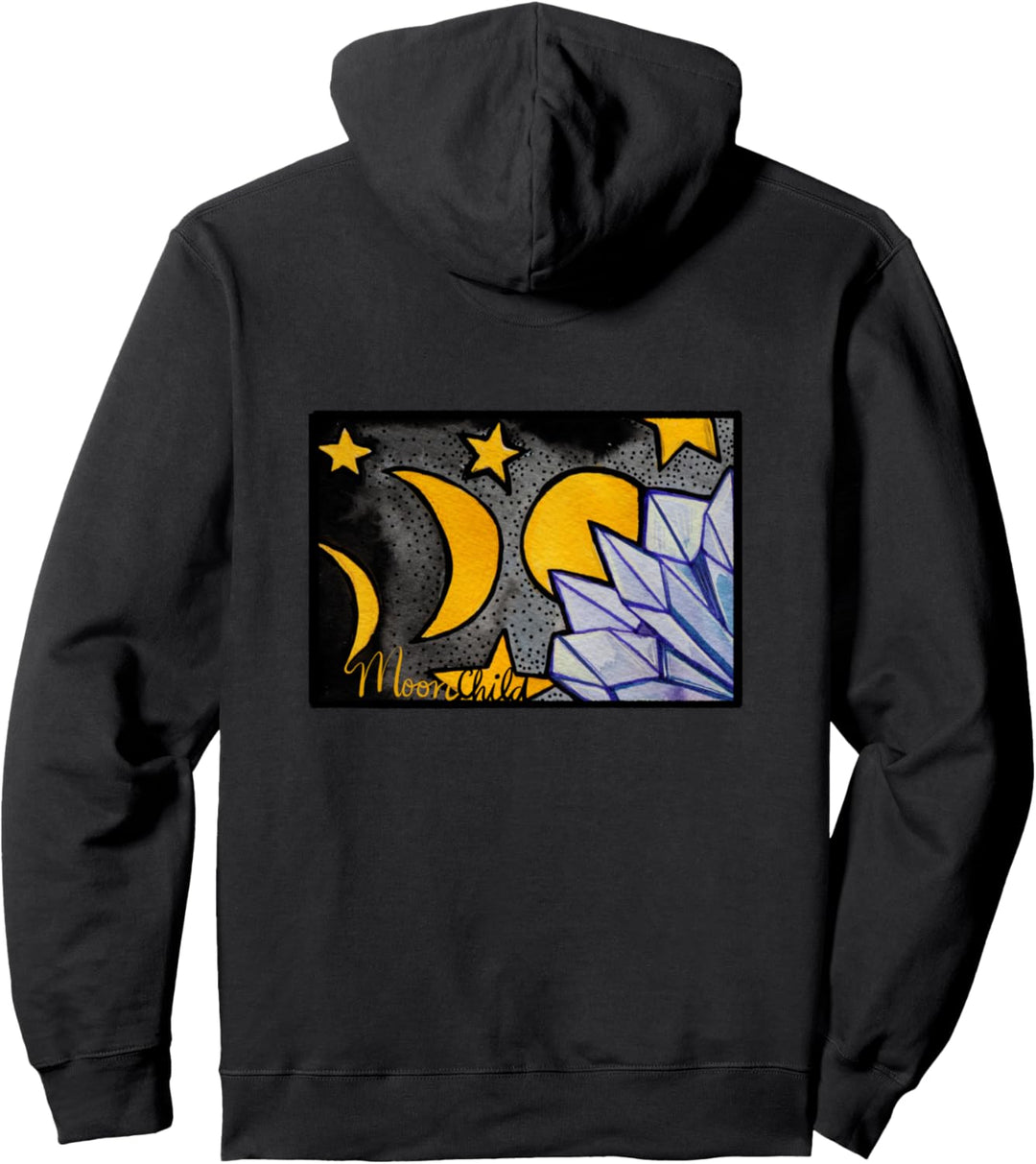 MoonChild Moon Phases Design Moon Child Göttin Pullover Hoodie