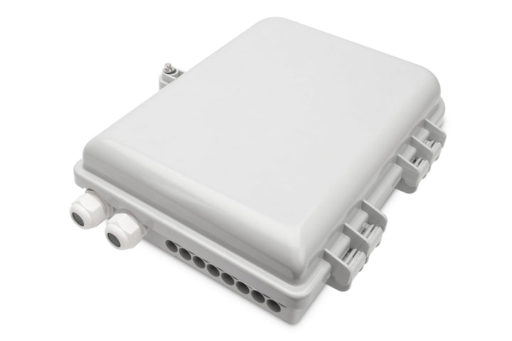 DIGITUS Outdoor FTTH Distributions Box - 16x LC/Duplex oder 16x SC/Simplex - IP65 Schutzklasse - Gla