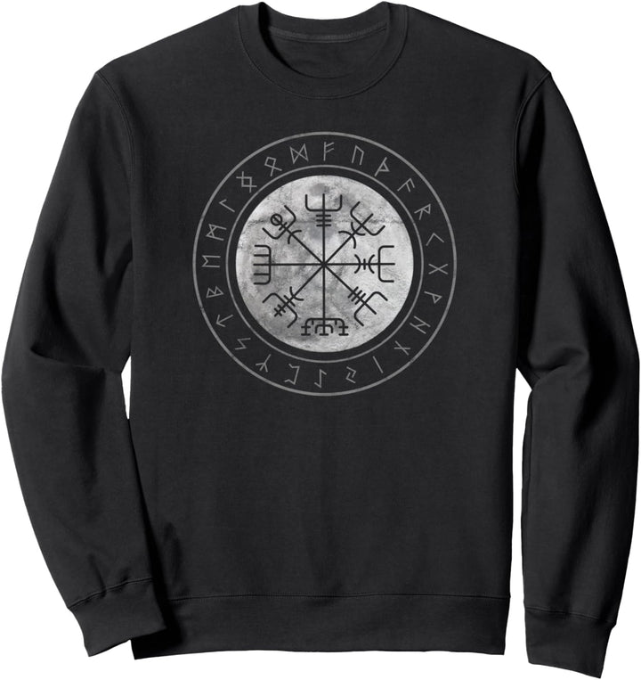 Wikinger Kompass Vegvisir Viking Kelten Germanen Walhalla Sweatshirt