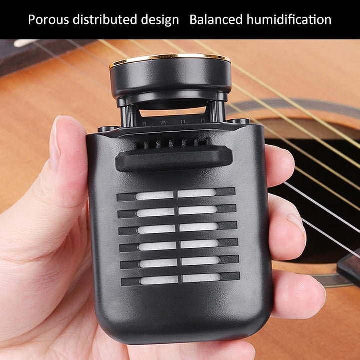 Gitarren Luftbefeuchter, 2 in 1 Hygrometer mit 100ml Tropfflasche für Akustikgitarren Konzertgitarre