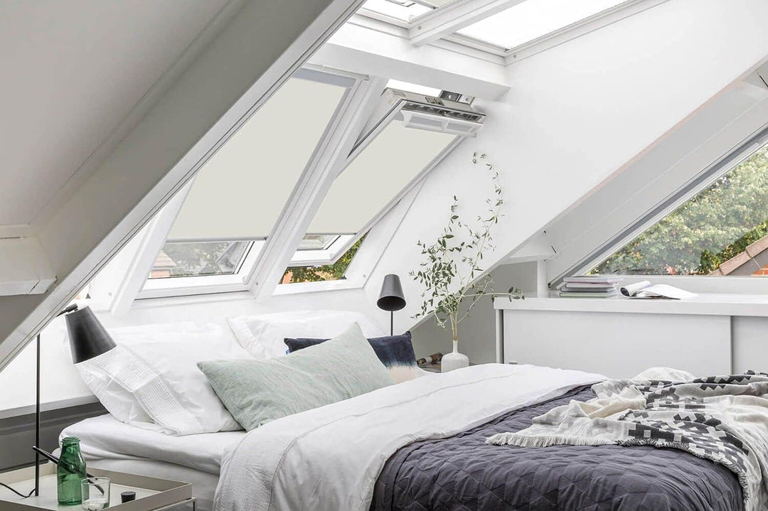 Classic Roof Blinds für Dakstra und Rooflite Dachfenster, Verdunkelungsrollo, Fenstercode S6A, Creme