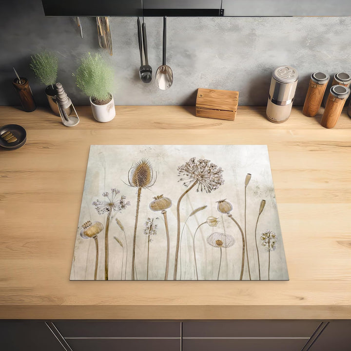 KitchenYeah© Herdabdeckplatte Einteilig Ceranfeld Abdeckplatte für Induktionsschutz Ceranfeldabdecku