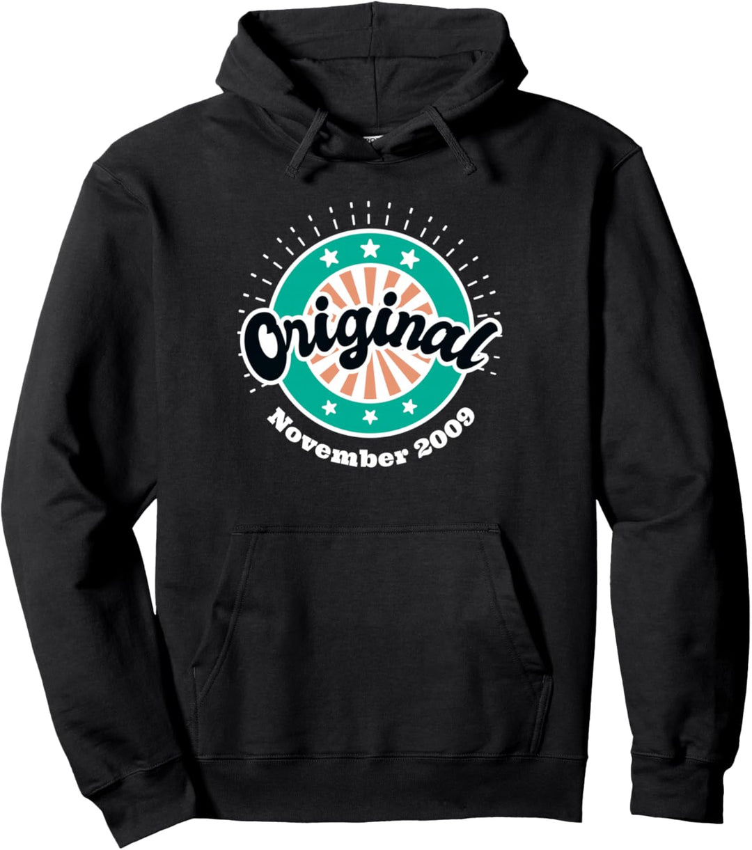 November 2009 Original 14 Jahren Mann Frau Geburtstag Pullover Hoodie