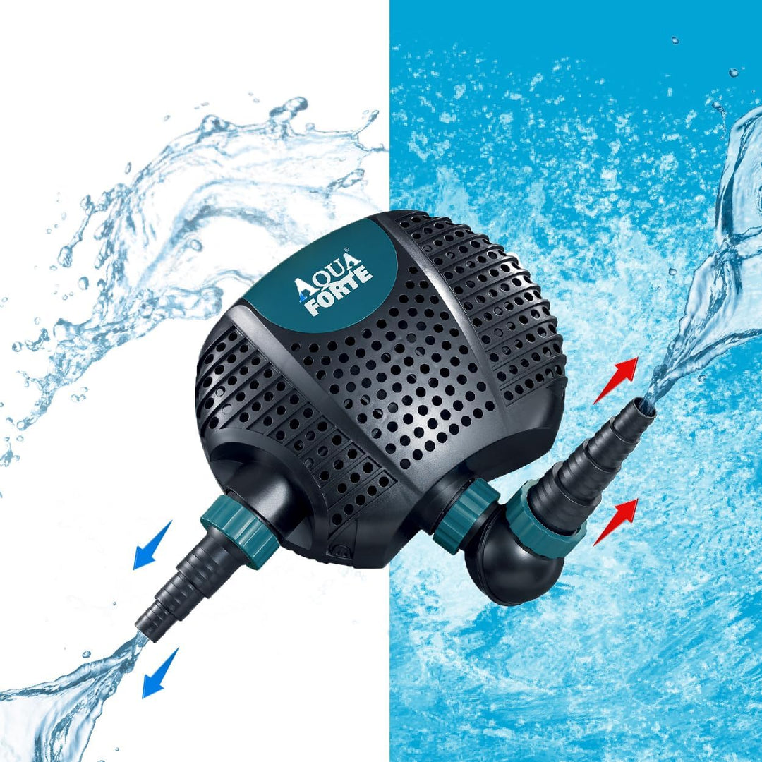 AquaForte O-3500 Plus, 25 Watt, max. Durchfluss 3,5 m3/Stunde, max. Förderhöhe 3 Meter, Kabellänge 1