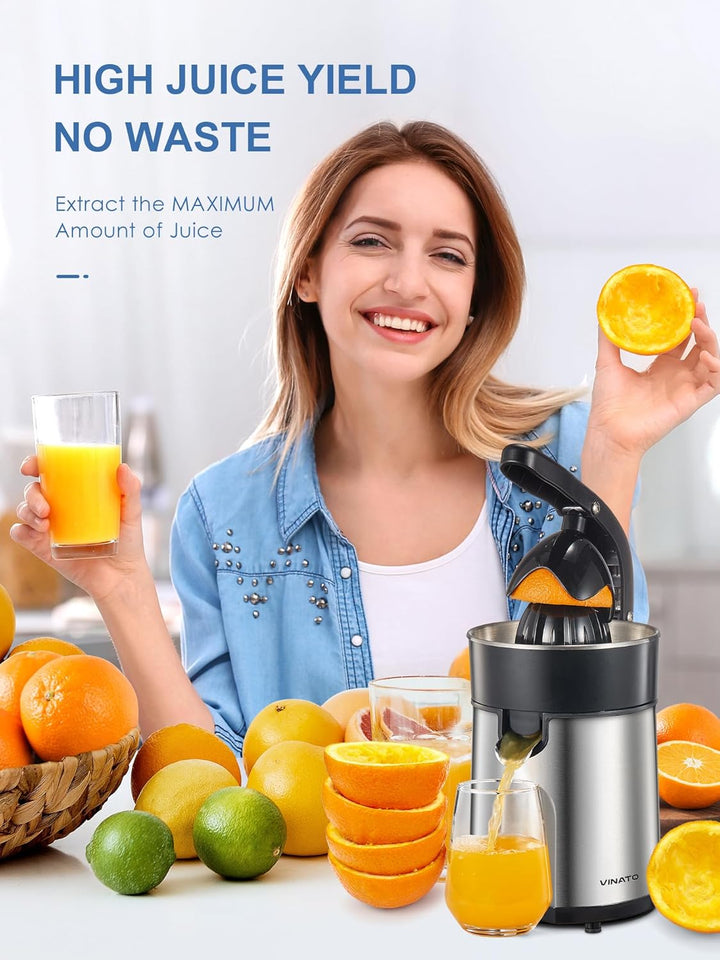 VINATO Zitruspresse, Orangenpresse Zitruspresse Zitronenpresse Orangensaftpresse, Orange Juicer Pres